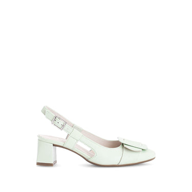 Slings pistaches en cuir