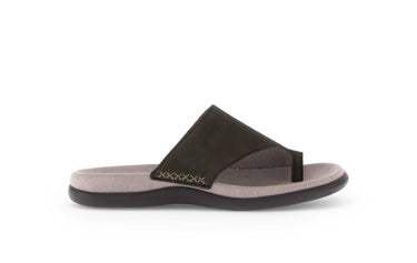 Mules marron en nubuck