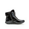 Baskets montantes noires en cuir