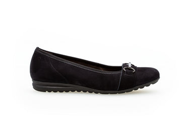 Ballerines classiques bleues en velours