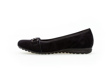 Ballerines classiques bleues en velours