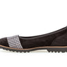 Ballerines modernes noires en velours