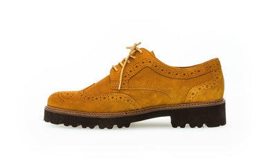 Derbies ville cognac en velours