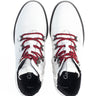Bottines blanches en cuir