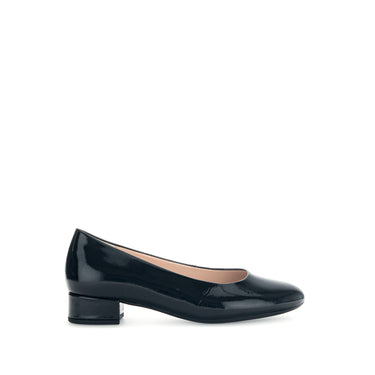 Escarpins noirs en cuir vernis