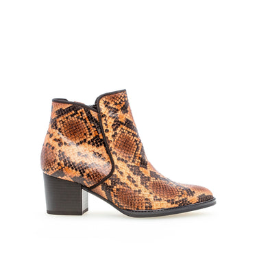 Bottines marron en cuir