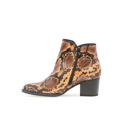 Bottines marron en cuir