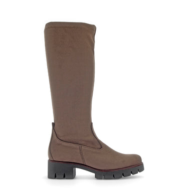 Bottes taupes en velours