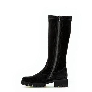 Bottes noires en velours