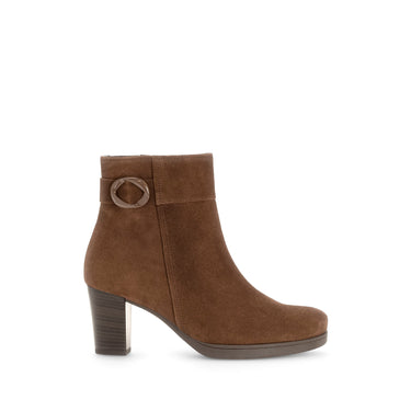 Bottines cacao en velours