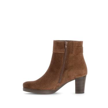 Bottines cacao en velours