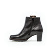 Bottines noires en cuir