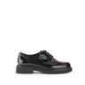Derbies noires en cuir vernis