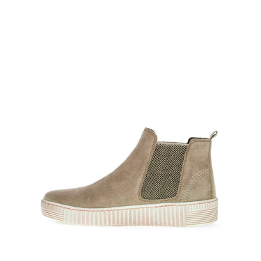 Bottines vertes en velours