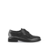 Derbies noires en cuir lisse