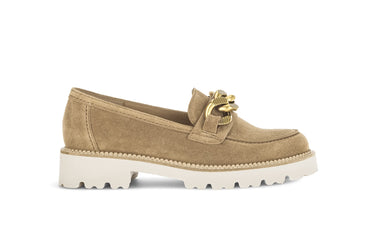 Mocassins cognacs en velours