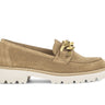 Mocassins cognacs en velours