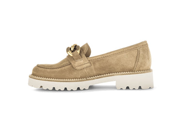 Mocassins cognacs en velours
