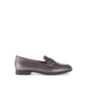 Mocassins bronze en cuir lisse