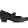Escarpins noirs en cuir lisse