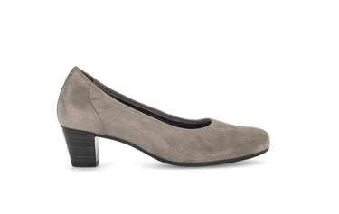 Escarpins taupe en nubuck