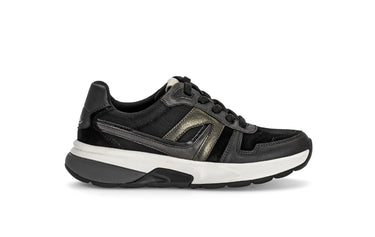Baskets noires en cuir