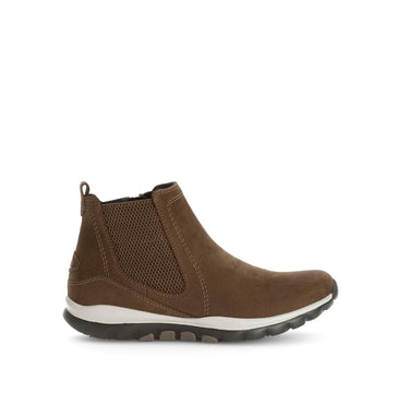 Bottines marron en cuir