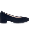 Escarpins noirs en cuir velours
