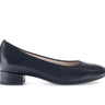 Escarpins noirs en cuir lisse