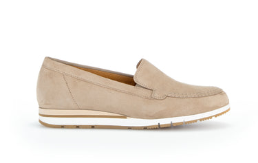 Ballerines beiges en nubuk