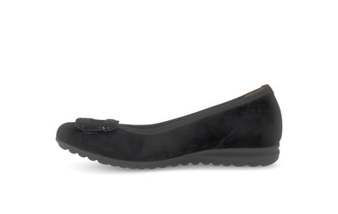 Ballerines noires en cuir