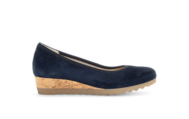 Ballerines bleues en daim