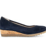 Ballerines bleues en daim