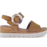 Sandales marron en velours