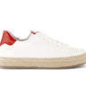 Baskets multicolores en cuir lisse