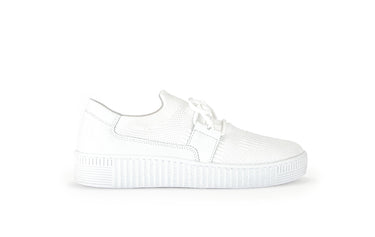 Baskets blanches en textile