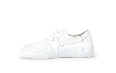 Baskets blanches en textile