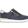 Baskets bleues en cuir nubuck