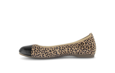 Ballerines beiges en cuir