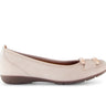 Ballerines roses en cuir
