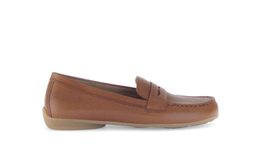 Baskets marrons en cuir