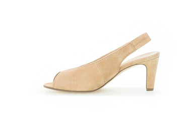 Sandales marron en daim
