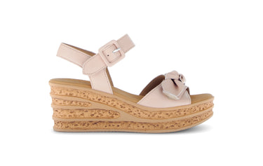 Sandales en cuir lisse