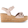 Sandales en cuir lisse