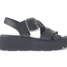 Mules noires en cuir lisse