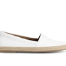 Mocassins blancs en cuir lisse