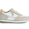 Baskets multicolores en cuir lisse