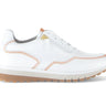 Baskets multicolores en cuir lisse