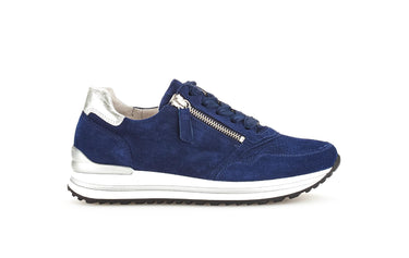 Baskets bleu marine en nubuck