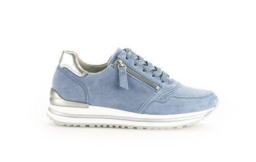 Baskets bleu clair en Nubuck